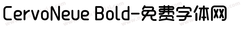 CervoNeue Bold字体转换